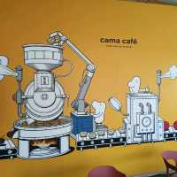 屏東演藝廳對面 cama cafe連鎖店 好喝的拿鐵划算好選擇