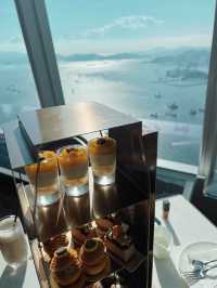 【九龍站 Café 100 - 唔使$250可以全港最高觀景台睇香港景色仲食到Ritz-Carlton下午茶？！👅】