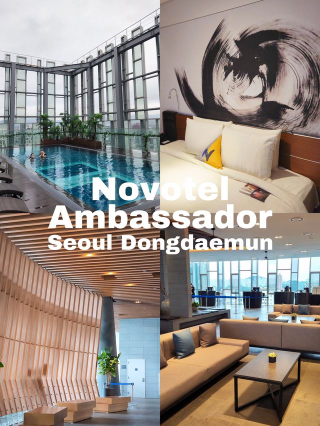 🏊🏻‍♂️ 루프탑 수영장이 있는 "노보텔 앰버서더 동대문"