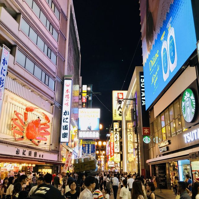 🌃 大阪夜晚的明珠｜🇯🇵日本道頓崛與心齋橋 🌉