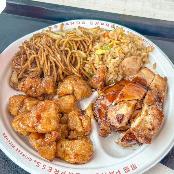 오사카 린쿠 프리미엄 아울렛 맛집 푸드코트 판다 익스프레스