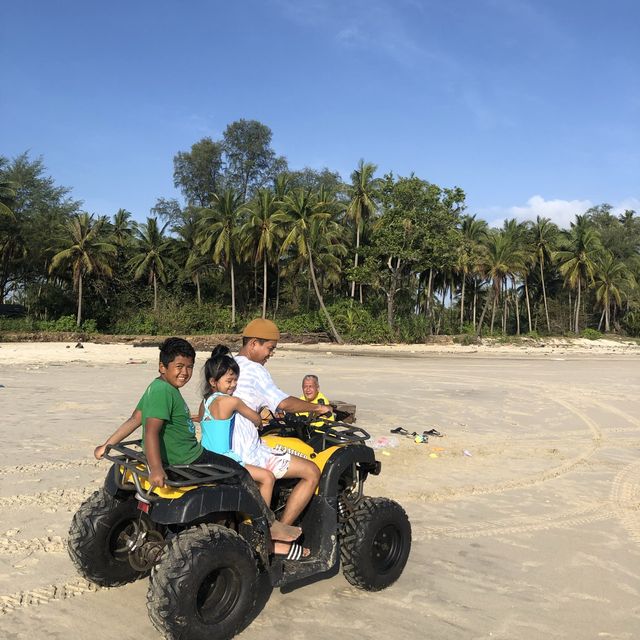 Melawi beach at kelantan malaysia