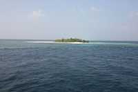 Tiny Picnic island in the middle of the ocean 