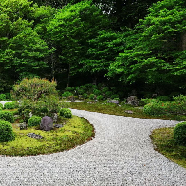 「安養園庭園」禪意枯山水景觀，超脫塵世的靈性狀態