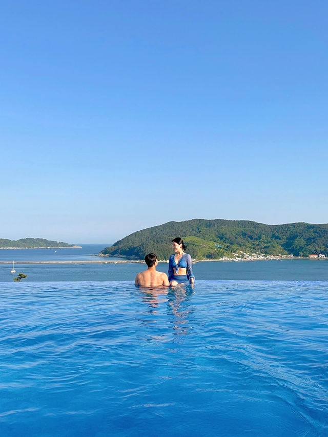 전객실 오션뷰 스파 + 야외 인피니티 풀장이 10만원대 🫢