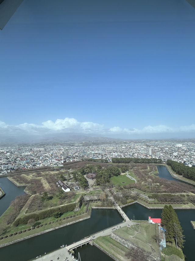 札幌出發函食館一日遊😳必到五稄郭公園🥹四月最佳賞櫻之地