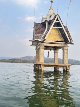 Explore the Underwater Temples of Sangkhlaburi by Boat