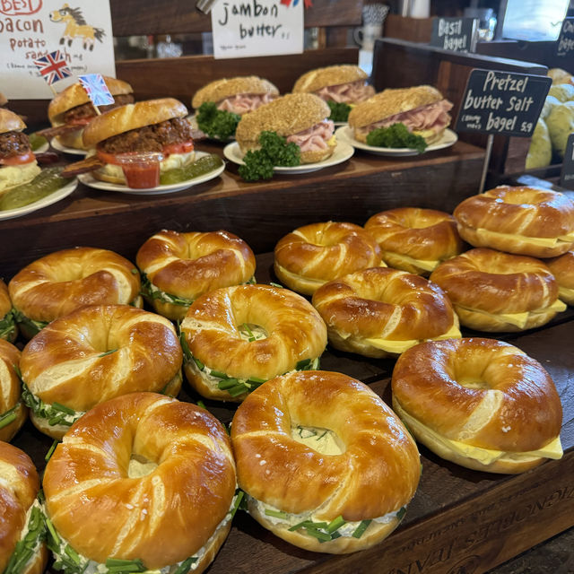 念願の London Bagel Museum 🥯🍃