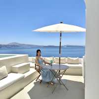 Santorini 人生住過最美的酒店🩵