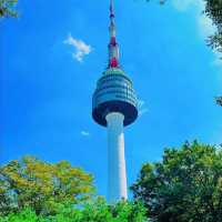 Panoramic Views of Seoul from N Seoul Tower