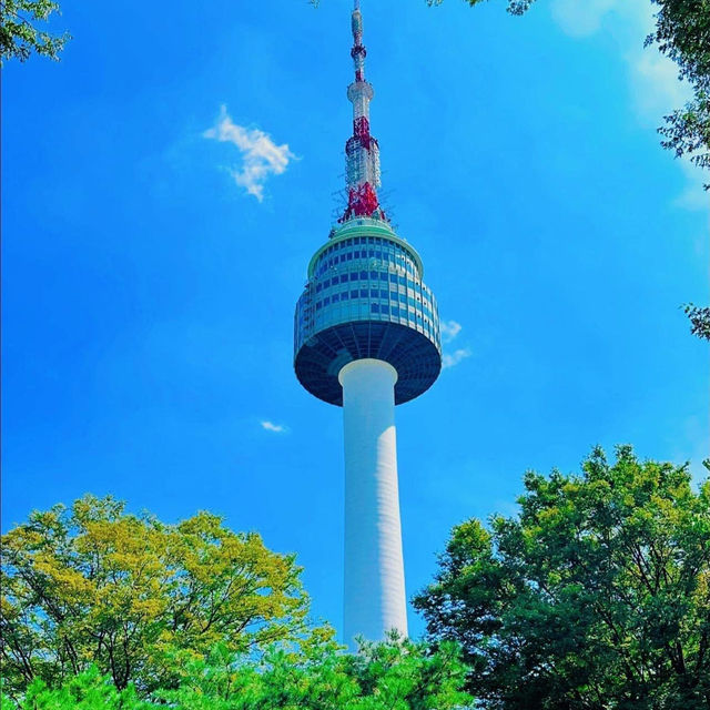 Panoramic Views of Seoul from N Seoul Tower
