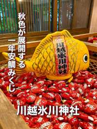 【埼玉県】秋色が展開する一年安鯛みくじ