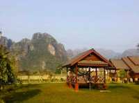 ที่พักวิวสวย วังเวียง Bananna Bungalows