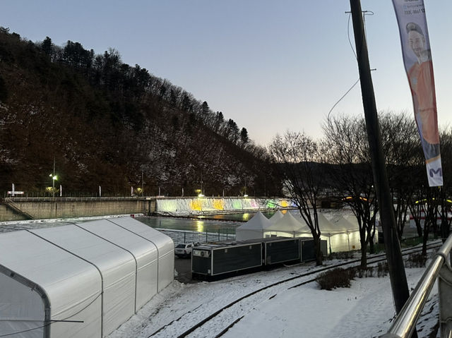 얼음 낚시를 즐기기 좋은 곳!
