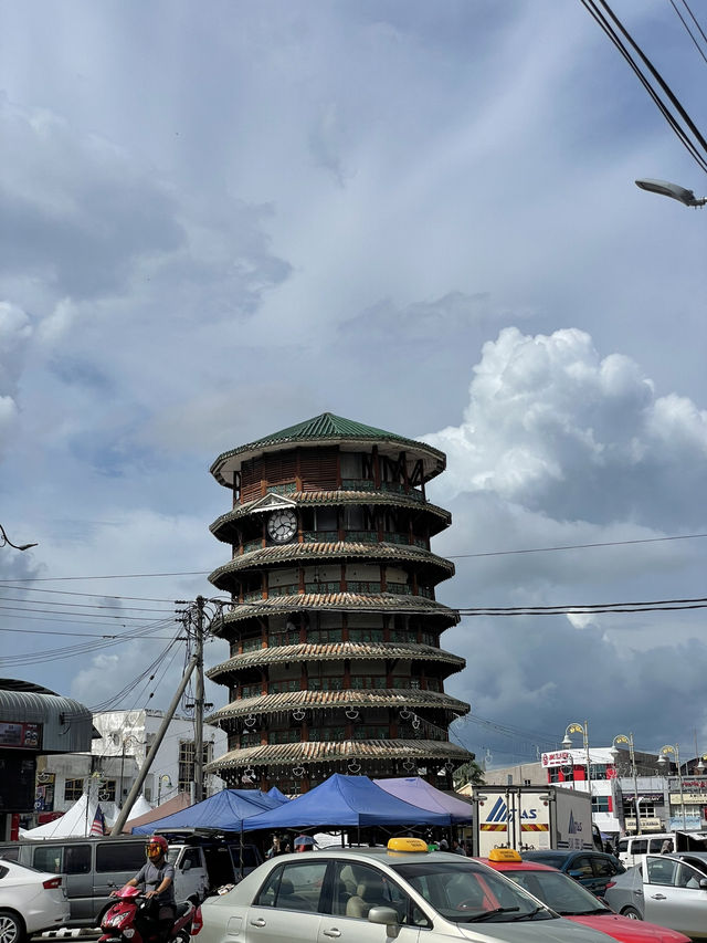 Famous Leaning Tower of Teluk Intan