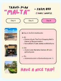 🏖️ 6 Days 5 Nights in Malta 🇲🇹