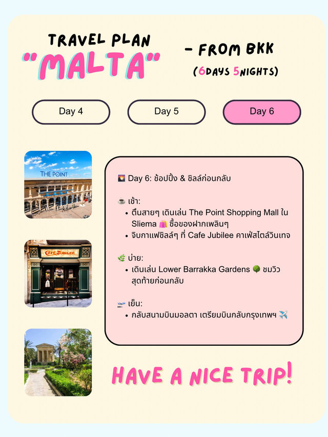 🏖️ 6 Days 5 Nights in Malta 🇲🇹