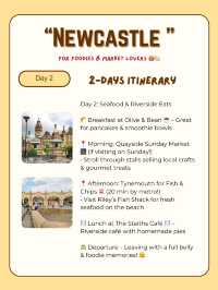 Newcastle itinerary 