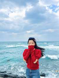 예쁜 파란 바다가 있는 제주도 애월의 곽지해수욕장 💙