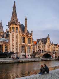 🇧🇪 運河沿いに夢を織る街 – ベルギー・ゲント（Ghent）