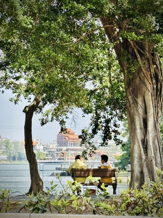 蓮池潭風景區：龍虎相伴的湖畔勝景