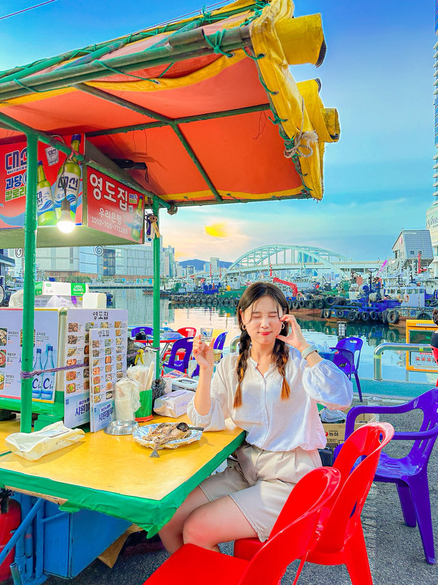 영도에 밤이 찾아오면 포장마차거리