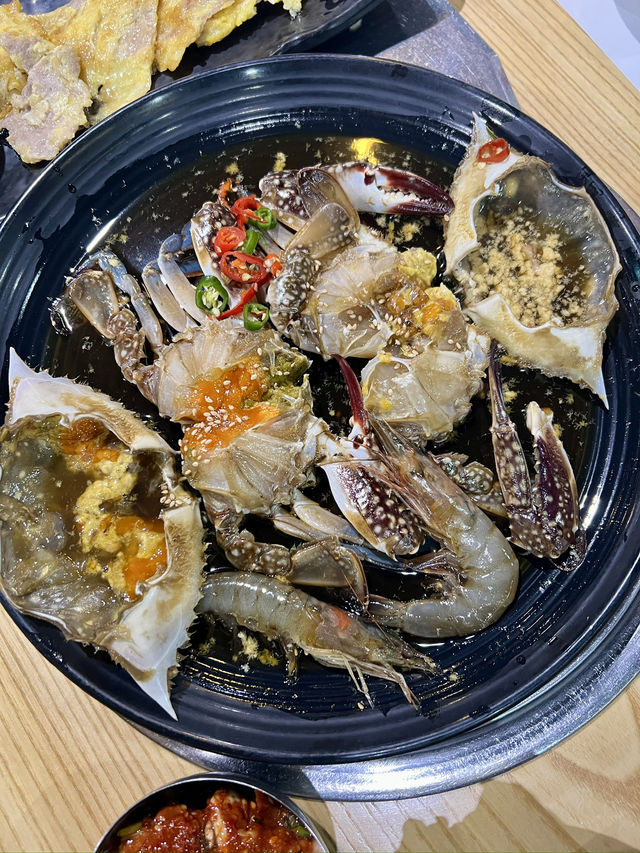 美味でリーズナブル「チャンジニョンカンジャンケジャン」
