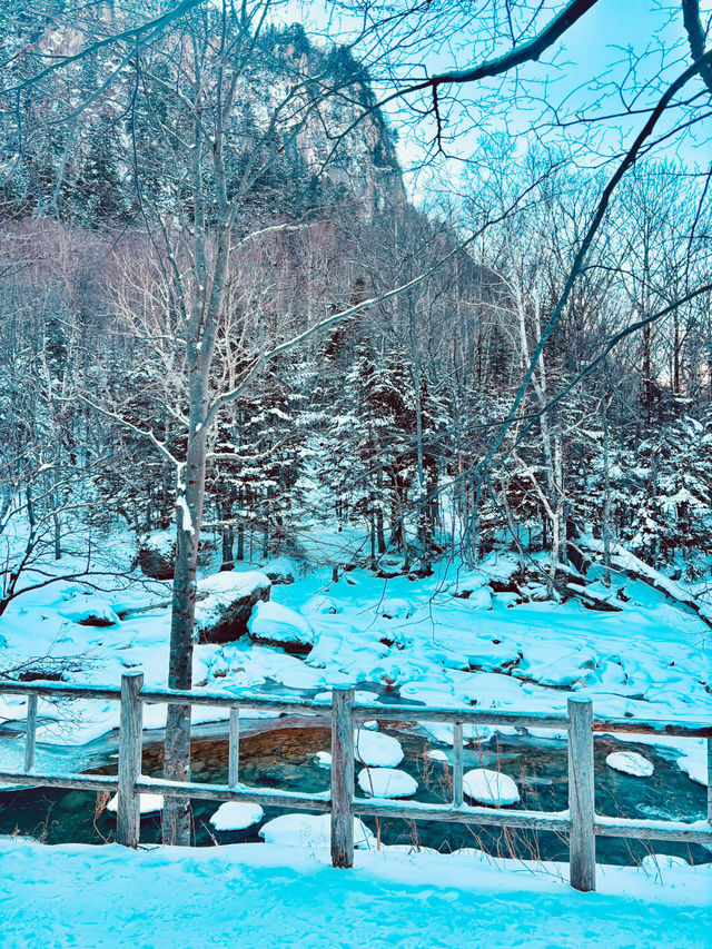 【北海道】層雲峽：被冰封的流星瀑布和銀河瀑布