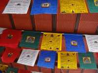 Tibetan Temple in Mysore, India—Namdroling Monastery Golden Temple