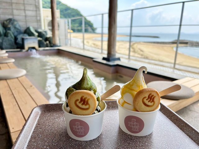 愛知縣蒲郡的「西浦溫泉」是溫泉鄉之一♨️。