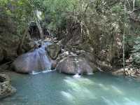 【Erawan Falls｜エラワンの滝】  “7段の滝を歩く旅。”エメラルドグリーンの楽園で、時間を忘れる。