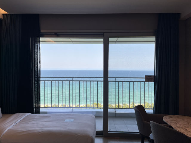 시원한 바다 뷰를 볼 수 있는 강릉 세인트존스호텔 골져스 오션 트윈룸🌊