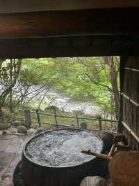 【大分県・日田】山荘天水の朝ごはんと家族風呂かま湯