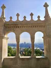  From Stone Turrets to Falling Legends: A Golden Hour at Matthias Fountain