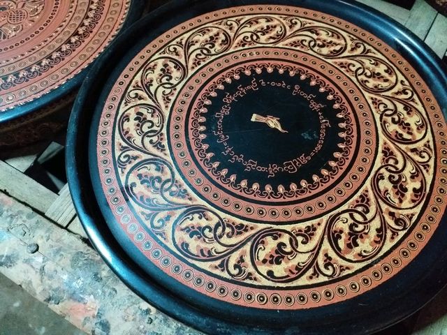 ミャンマーバガンで漆工房見学