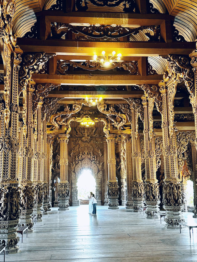 Sanctuary of Truth living wooden art 