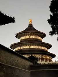 Night stroll at the park of Temple of Heaven