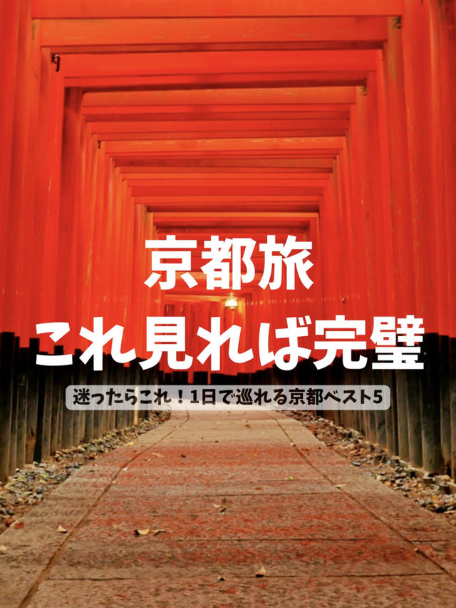 [京都]1日で大満喫✨京都定番観光