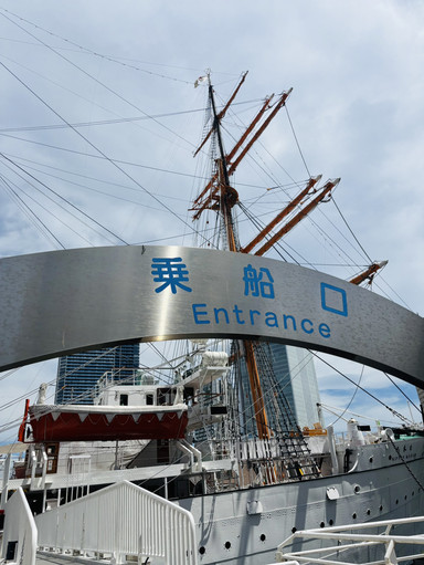 桜木町🇯🇵 重要文化財の〝帆船日本丸〟の船内見学ができるよ🛳️ˊ