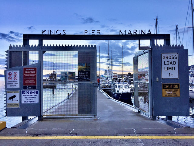 Dockside Serenity at Kings Pier Marina, Hobart