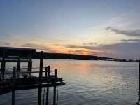 🦐🌅 Rustic Seafood Feast & Sunset Views at Kukup