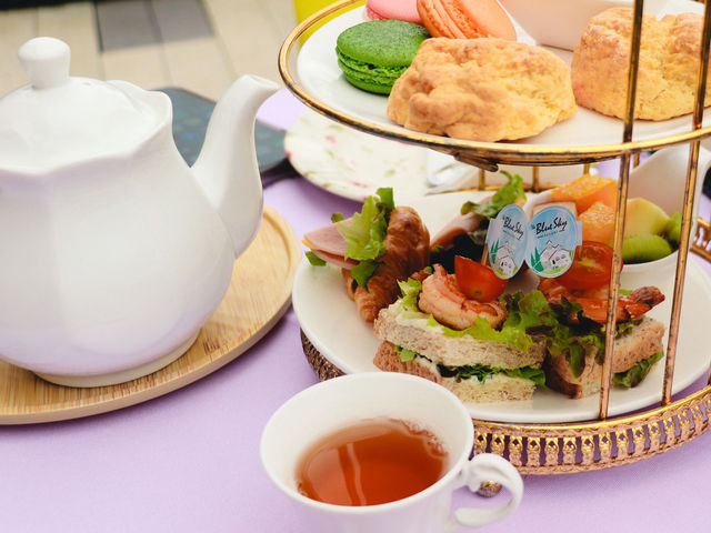 afternoon tea @ The Blue Sky Resort Khao Kho