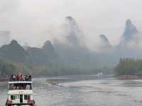 Breathtaking Li River (漓江) scenery