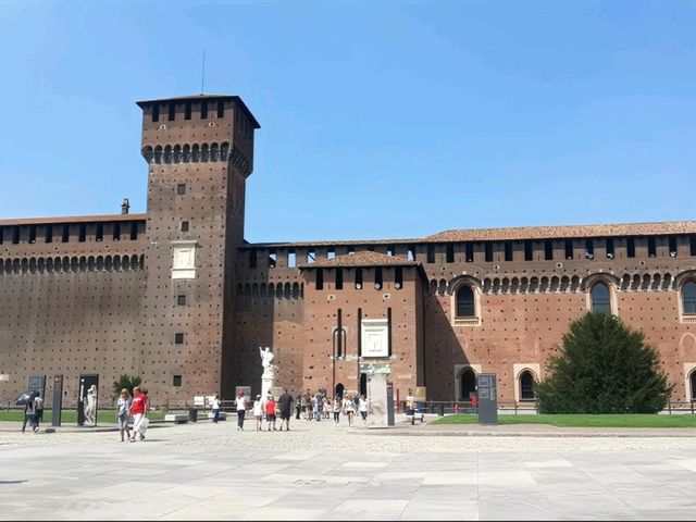 【イタリア】ミラノ　スフォルツェスコ城（スフォルツァ城）