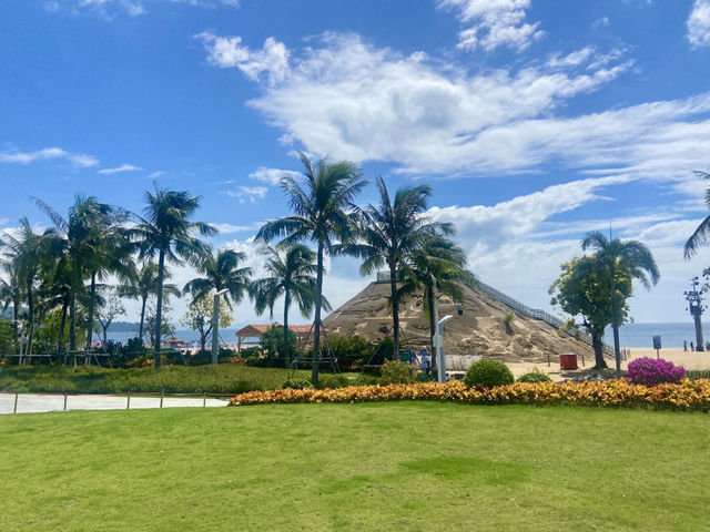 🌴椰樹下吹海風靚影打卡✨ 享受強風前夕的明媚陽光與溫柔的海浪🌊