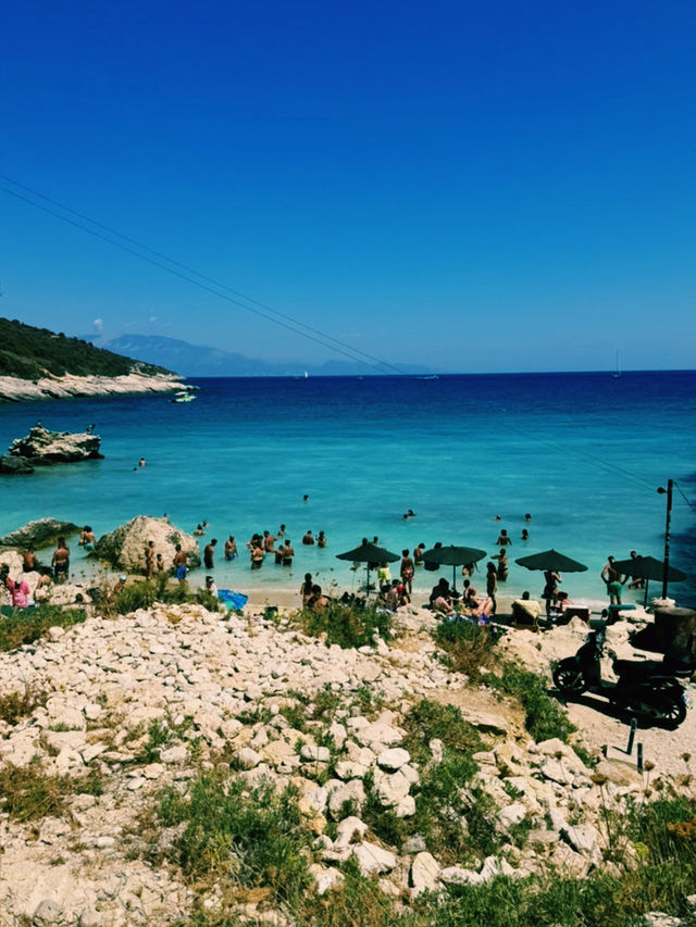 노을빛에 물든 자킨토스 바다 노을빛에 물든 자킨토스 바다