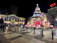 Silvery Lace and Lantern Glow: A Macanese Christmas Tapestry