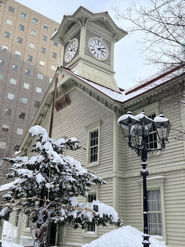 🕰️❄️ Sapporo Clock Tower