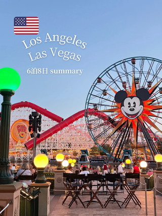 6 Nights & 8 Days in Los Angeles & Las Vegas.