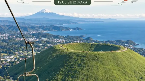 静岡発!大室山(おおむろやま)1日観光モデルコースのご紹介 🌿 — traveler post in 大島